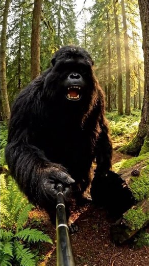 Bigfoot Invents a New Forest Game #bigfoot #bigfootvlog #bigfootadventures