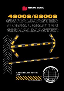 Direct traffic your way with our 4200S/8200S SignalMaster™. This directional warning light offers a high-intensity solution designed to direct rear-approaching traffic away from your work zone scene. 🚧 https://worktruck.fedsig.com/product/4200s-8200s-signalmaster-arrow | Federal Signal