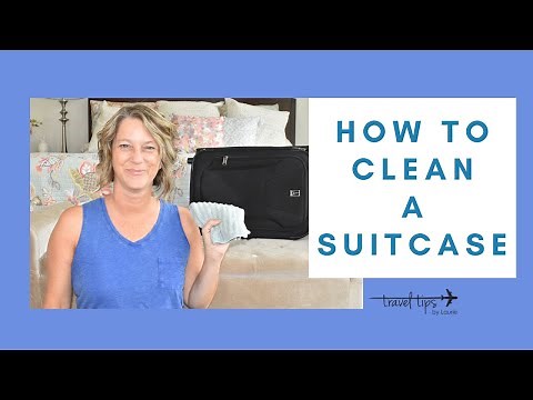 How to Clean a Suitcase (And 2 Travel Hacks)