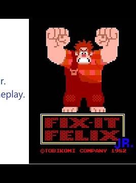 Fix-It Felix Jr. (PC Gameplay) From Disney's Wreck-It Ralph (2012) The Best Sci-Fi Movie Ever.