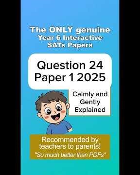 Yr 6 KS2 SATs Q24 P1 2025 explained #longdivision #maths #primaryteacher