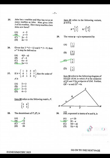 CSEC Math Paper 1 May/June 2023 Review