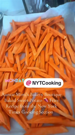 Crispy, caramelized, and impossibly thick—these aren’t your average sweet potato fries. 🍠 From the NYT Cooking archives, this recipe delivers fries that are tender inside, golden and crunchy outside, and big enough to hold their own against any burger or bowl. No deep fryer required. Just a hot oven, a good toss in oil and spices, and the patience to let them get really crispy. Perfect for plant-based dinner spreads, weeknight sides, or game day with a smoky aioli on the side. Omnivores welcome