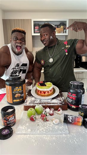 It’s the greatest trilogy in supplement history! 🎥 If you haven’t picked up a bottle of Boogieman Punch EuphoriQ from @gnclivewell – what are you waiting for? Grab GNC’s most innovative pre workout of 2023 today! Or you can come by our booth at the Olympia, grab your own bottle and meet Blessing and Chef Rush! 🏆 #muscletech #boogiemanpunch #boogiemanpreworkout #blessingawodibu #euphoriQ #preworkout #gnc #gymlife #ifbbpro #paraxanthine | MuscleTech
