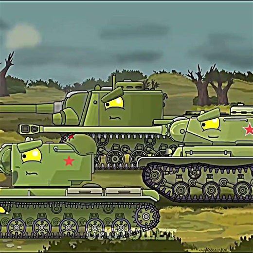 Kv-6 Save Soviet 🔥 | vs German 🤯🔥 | HomeAnimation | #animation #tank #cartoonabouttanks
