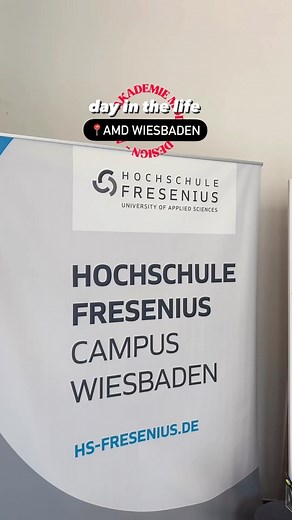 Study day in the life am AMD Campus Wiesbaden. 🤓 #myamd #wiesbaden #dayinthelife #studium | AMD Akademie Mode & Design