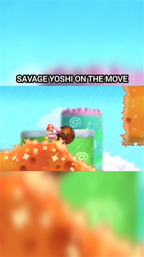 Savage mode: Yoshi activated. 😏💥 #mario #nintendo #retrogaming