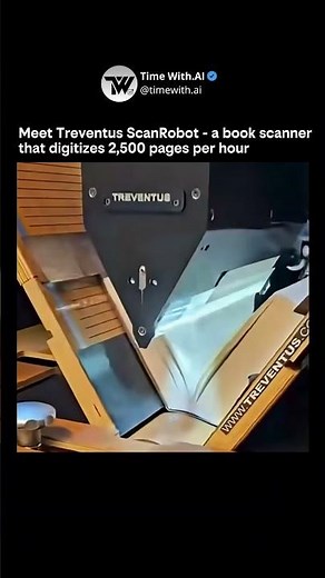A ROBOT THAT CAN DIGITIZE AN ENTIRE LIBRARY