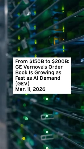 From $150B to $200B: GE Vernova's Order Book Is Growing as Fast as AI Demand #GEVernova #GasTurbine