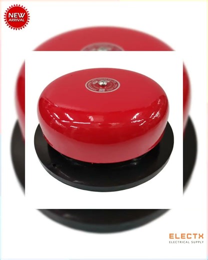 Hallo 6 Inches Round Bell 220V Fire Alarm Bell Made in Japan