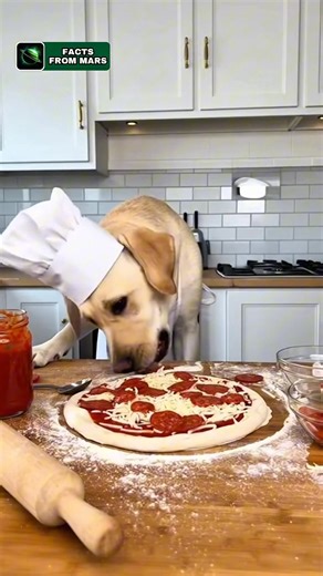6.9K views · 47 reactions | Dog making a Pizza  | Facts From Mars | Facebook