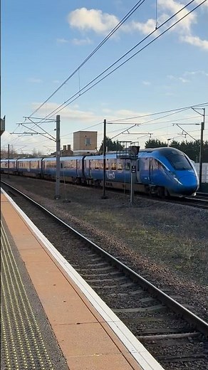 Lumo Class 803 (803002) Bombing Through Retford | Edinburgh–London King’s Cross