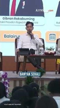 Gibran soal Julukan Wapres AI: Kita Ngenalin AI, Blockchain agar Anak Muda Punya Critical Thinking