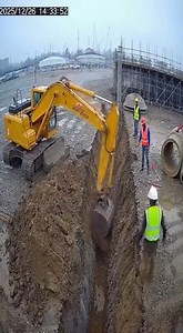 943K views · 283 reactions | Excavator Strikes Water Main, Sends...