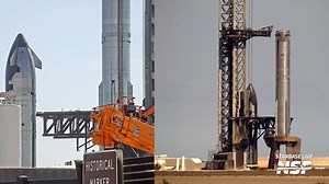 145K views · 2.5K reactions | After packing a few Simulated Starlink for the trip to space last night, Starship 34 left its Mega Bay 2 home for the final time and took a SPMT assisted trip to the launch pad to join Booster 15 ahead of their flight, no earlier than tomorrow, March 3rd. | NASASpaceflight.com | Facebook