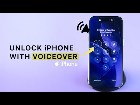How to Unlock Your iPhone with Voiceover?