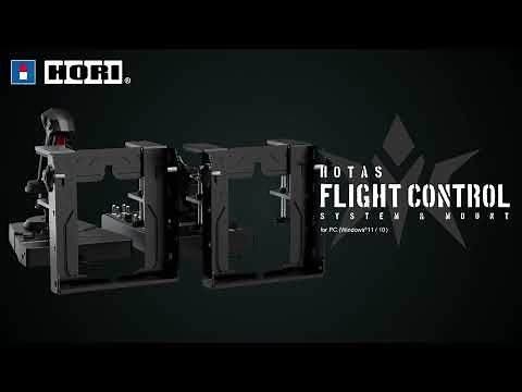 HORI HOTAS Flight Control System & Mount for PC (Windows 11/10)