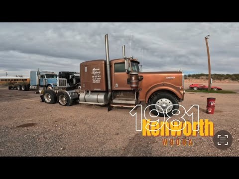 Old Iron Truckin 1981 Kenworth W900A build