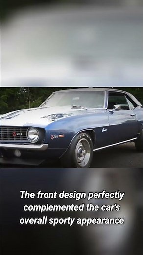Discover the Rare 1968 Camaro Z/28 with Iconic Split Grill