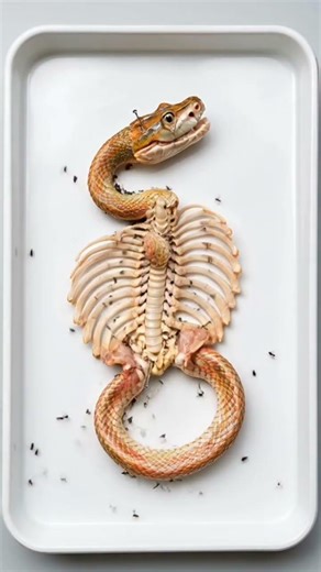 1000 Insects vs animal Skeleton Revealed in Seconds 🪲💀