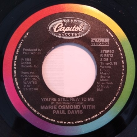 Marie Osmond With Paul Davis - You're Still New To Me