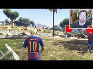 VAMOS JOGAR FUTEBOL COM RONALDO E MESSI | GTA V (Soccer Mod)