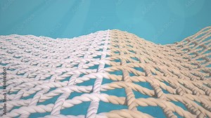 Washing and whitening liquid laundry,blue detergent cleaning process.3D Animation 4K. Fabric structure. Stock Video