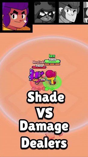 Shade 1v1 Against All Damage Dealers in Brawl Stars