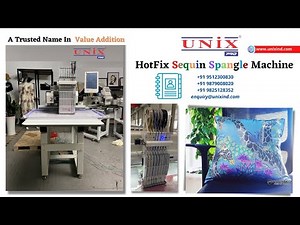 Single Head Hotfix Sequin Spangle Machine