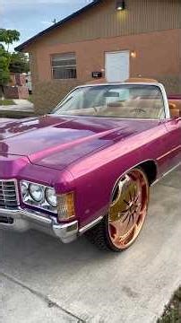 Sim1’s Rosemary 71 Chevy Vert on Rosegold 26” DUB Ganja Floaters