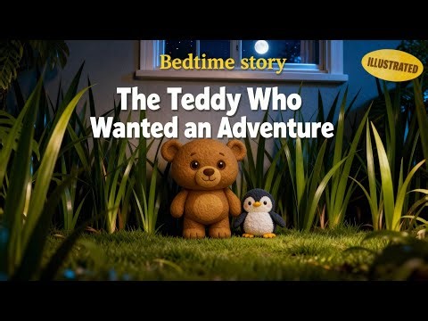 The Teddy Who Wanted an Adventure 🧸 | Illustrated Bedtime Story for Kids
