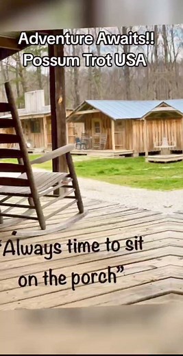 Saddle Up and Head to Possum Trot USA! 🏜️🌲 Nestled in the heart of the Appalachian Mountains in East Tennessee, Possum Trot is more than just a place—it's an EXPERIENCE. With 15 cozy cabins and Wi-Fi in each one, you’ll be connected while stepping back in time in my old Western town. Strike a pose in my old-timey photo saloon, perfect your aim at the shooting range, test your brain skills in The Gardener's Shed Escape Room or provide your own entertainment on my backstage amphitheater. You cou