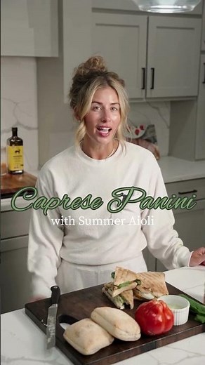 Caprese Panini with Summer Aioli 🥪