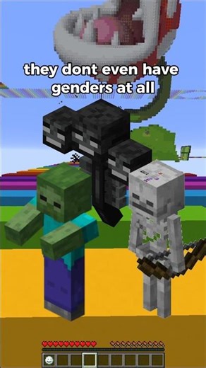 Are all mobs in Minecraft genderless 🤔🤔 #minecraft