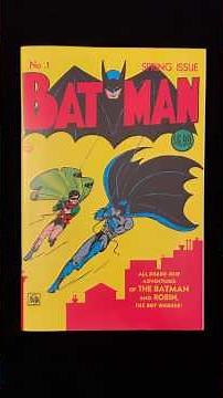 Batman #1 (1940 / DC Comics) by Bob Kane, Bill Finger, Jerry Robinson!