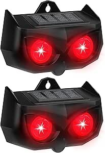 Predator Deterrents for Coyote,Fox,Skunk,Waterproof Raccoon Squirrel Cat Repellent for Yard Farm Chicken Coop