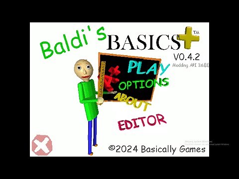 Alpha Baldi's Basics Plus Level Editor (Making my first level)