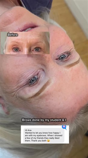 Yely | BROW MASTER ARTIST & TRAINER on Instagram: "Ombré powder brows done by my student & I 💕"