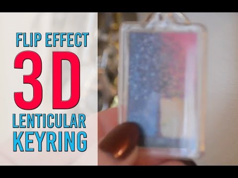 3D Keyring | Flip Effect Lenticular (Personalised) | TwenT3