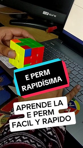 Tutorial E PERM #tutorial #3x3 #speedcubing #cuboderubik #cubomagico #cuborubik
