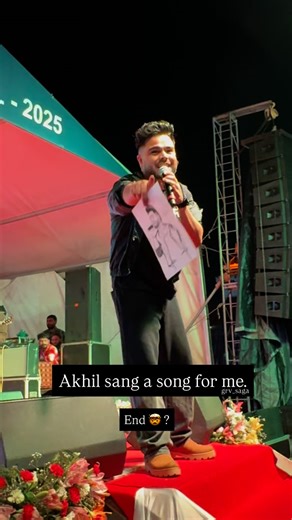 Adv. Gaurav Sharma | Akhil sang a song for me during live show ❤️ #Akhil #AkhilLive #AkhilSongs #PunjabiSinger #Khaab #PunjabiMusic #LiveConcert #AkhilFans... | Instagram