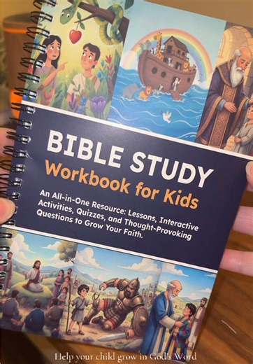 Engaging Bible Study Workbook for Kids