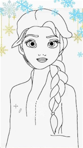 🔴 Cómo Dibujar y Colorear a ELSA FROZEN ❄🥰🔴 How to Draw and Color ELSA FROZEN ❄