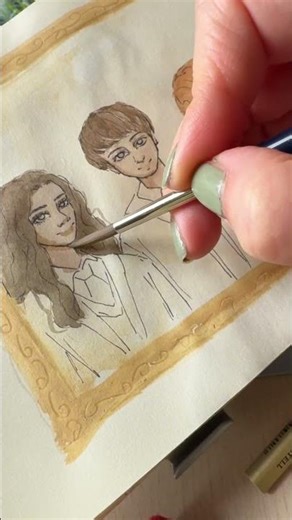 I painted Harry Potter characters in my style ✨ Watercolor Fan Art #harrypotter #watercolor #fanart