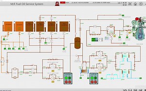 轮机模拟器之尾轴滑油系统及启动燃油分油机 - Stern tube and HFO Purifier start_1080p