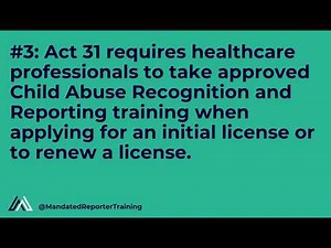 10 Things to Know About Pennsylvania Mandated Reporter Training