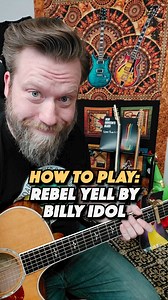 11K views · 132 reactions | Rebel Yell by Billy Idol - Guitar Lesson (Simplified) #guitar #guitarlessons #guitartutorial #80smusic #learnguitar | Bob Denson | Facebook