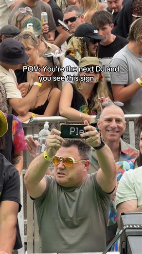 Crowd Chanting for One More Track - DJ Performance