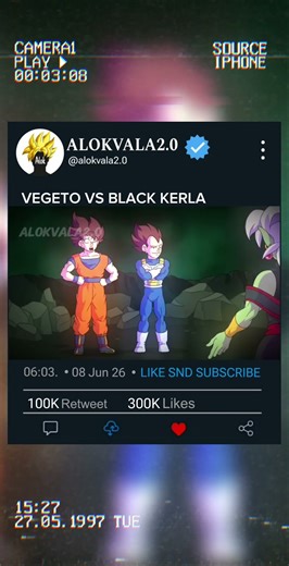VEGETO VS BLACK KERLA🫣]#shortvideo #dragonball #gokugoku