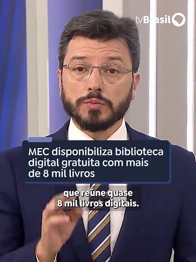 MEC LIVROS | O governo federal lançou uma biblioteca digital 100% gratuita com mais de 8 mil livros. O acervo do ‘MEC Livros’ pode ser acessado via login GOV.BR através do site: MECLIVROS.MEC.GOV.BR Veja mais notícias no #RepórterBrasil, completo no canal da TV Brasil no YouTube. 📲 #TVBrasil #jornalismo #MEC #MECLivros